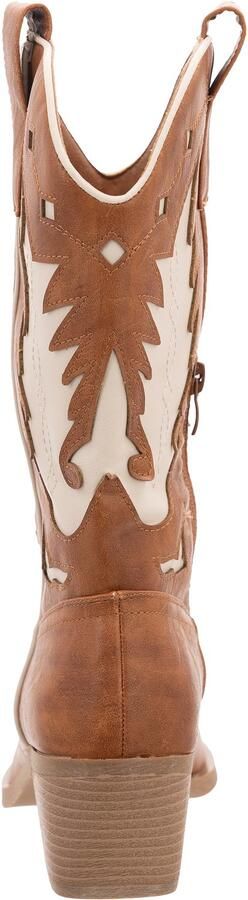 Salinyang Cowboylaarzen crème camel