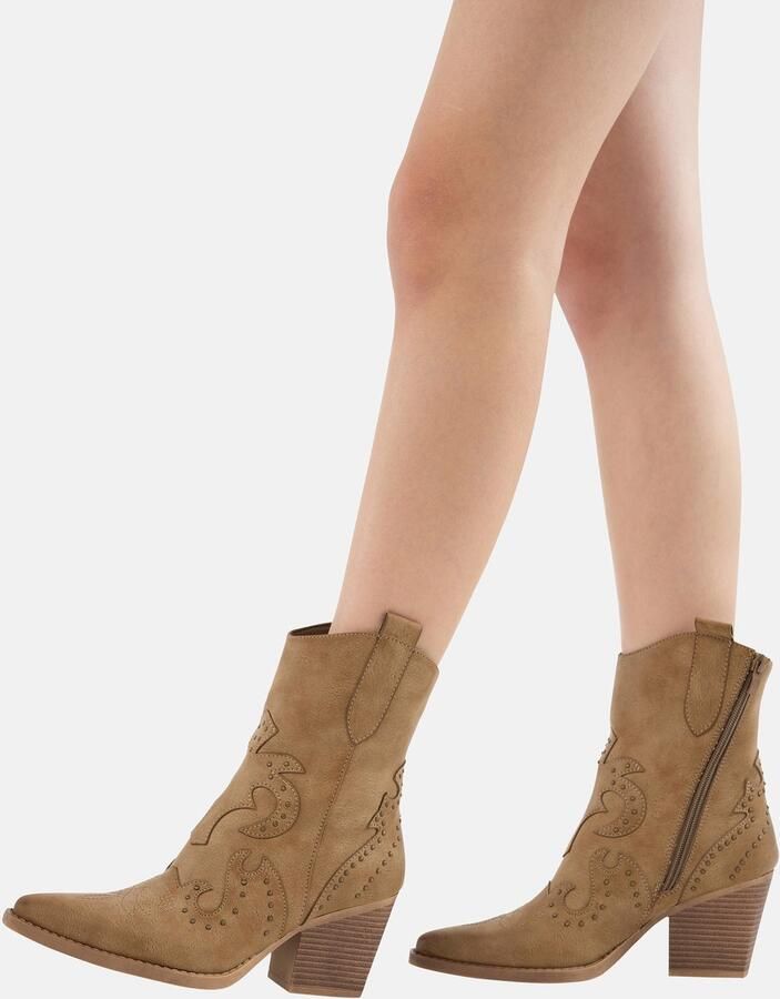 Salinyang Cowboylaarzen karamel