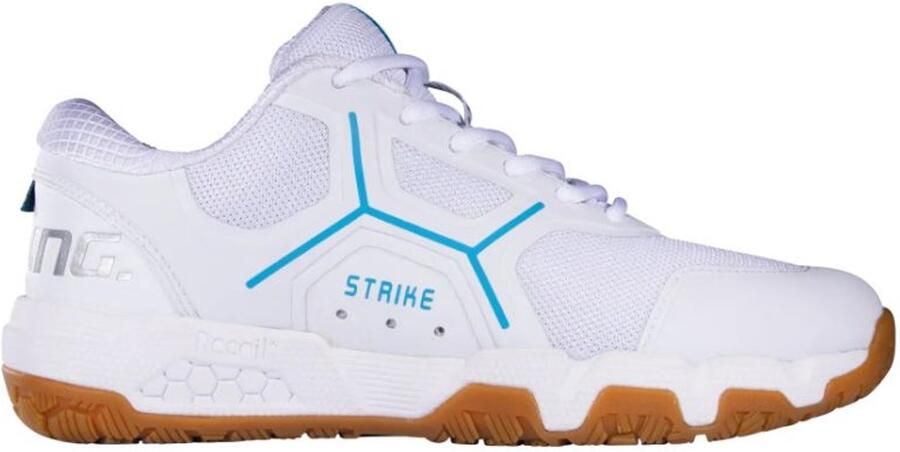 Salming Indoorschoen Recoil Strike Dames Wit Blauw
