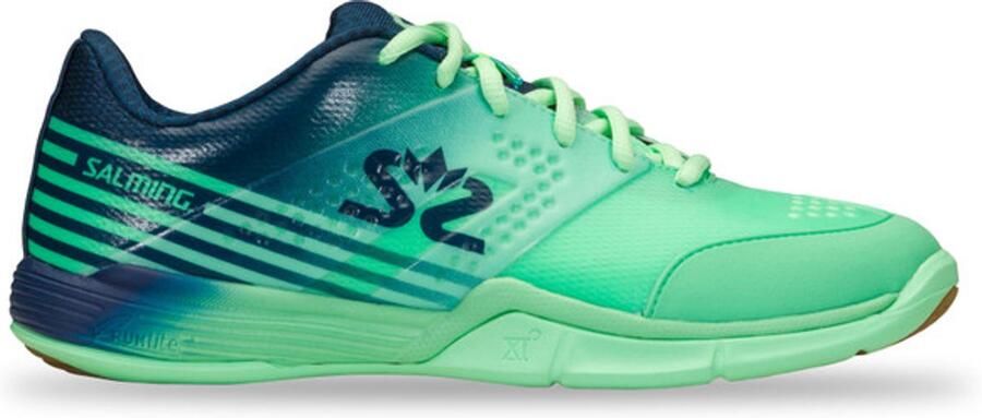 Salming Indoorschoen Viper 5 Dames Groen Blauw