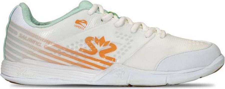 Salming Viper 5 Dames Sportschoenen Handbal Indoor wit blauw