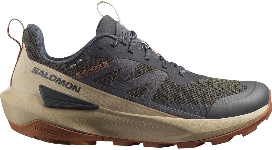 Salomon Elixir Activ GTX M Wandelschoenen Grijs Beige