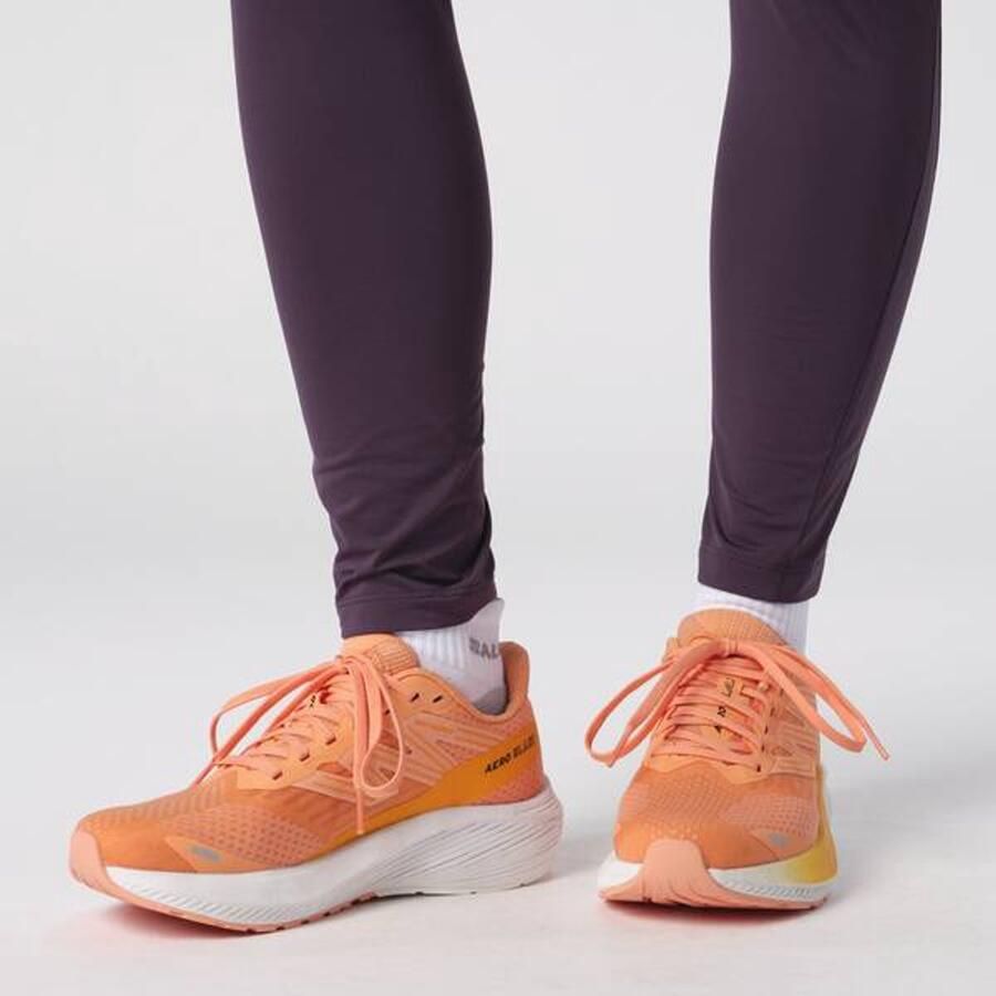 Salomon AERO BLAZE WOMEN Hardloopschoenen Cantaloupe Zinna Wit