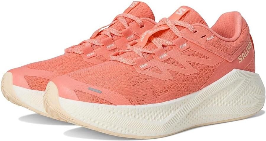 Salomon Aero Glide 3 Dames Hardloopschoen Fusion Coral Vanilla Ice Tender Peach 1 3