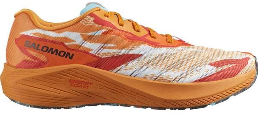 Salomon Aero Volt Hardloopschoen Kurkuma vurig rood blauw