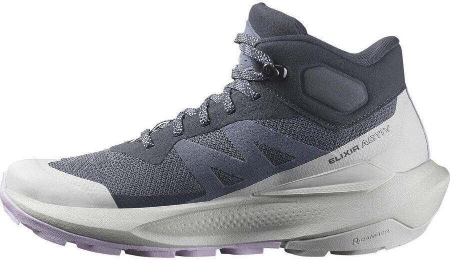 Salomon Women's Elixir Activ Mid GTX Wandelschoenen 2 3 beige grijs - Foto 2