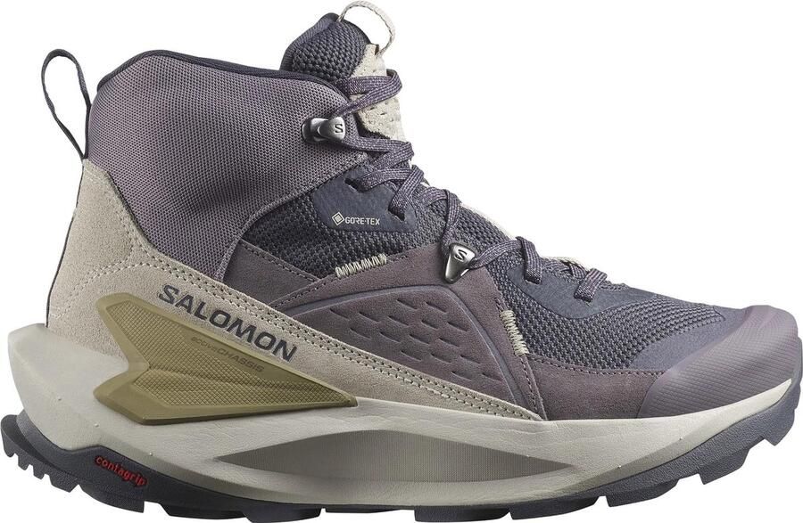 Salomon Elixir Mid GTX WS Wandelschoen nine iron shark silve