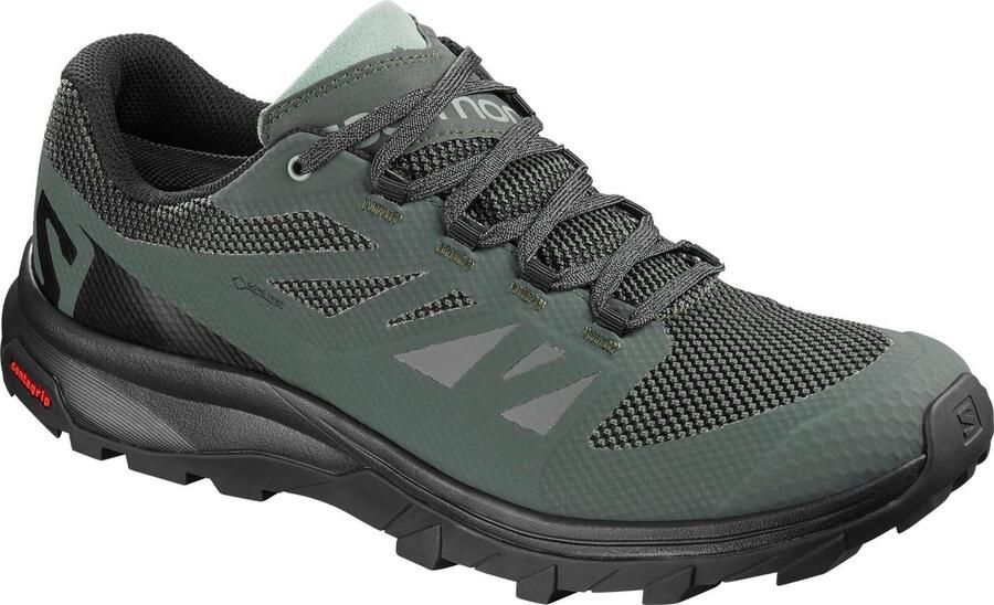 Salomon Outline Gtx Wandelschoenen Heren Urban Chi Black Green Milieu