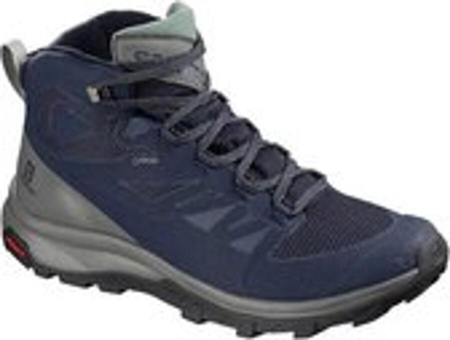 Salomon Outline Mid Gtx Wandelschoenen Heren Medieval Blue Castor Gray Green Milieu - Foto 1