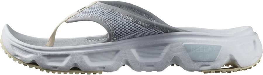 Salomon REELAX Break 6.0 Slippers dames Pearl Blue Wit Bleached Sand