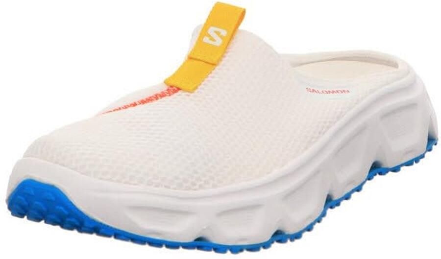 Salomon Reelax Slide 6.0 Slipper Wit Transcend Blauw Citroen