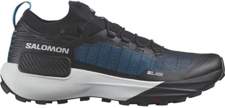 Salomon S LAB Genesis Trail Hardloopschoen Zwart wit blauw