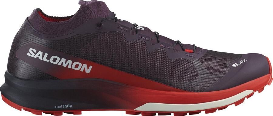 Salomon S LAB ULTRA 3 V2 Hardloopschoen Pruim vurig rood wit