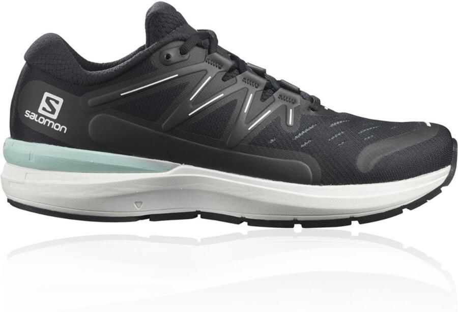 Salomon Soni Confidence Hardloopschoen Zwart wit ebony