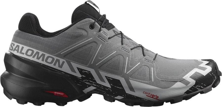 Salomon Speedcross 6 WIDE Heren Trail-Running Schoenen Hardloopschoenen Grijs