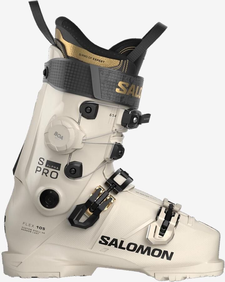 Salomon S PRO ALPHA C BOA 105 Birch Black Gold Met