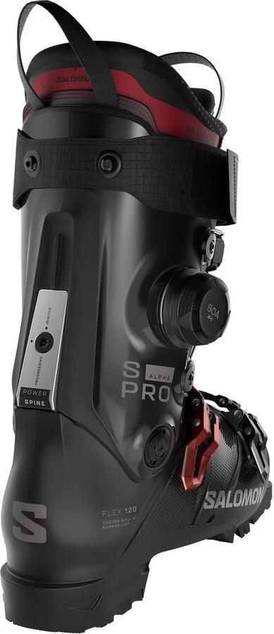 Salomon S pro Alpha C BOA 120 Skischoenen heren Zwart rood