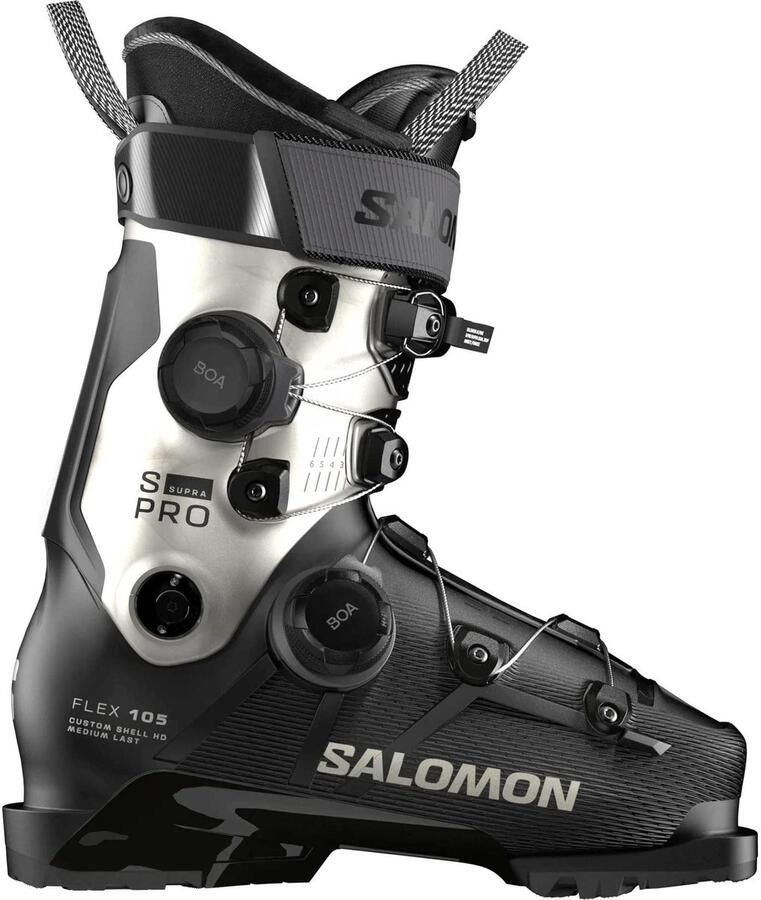 Salomon S PRO SUPRA DUAL BOA 105 W Black Light Bronze Met