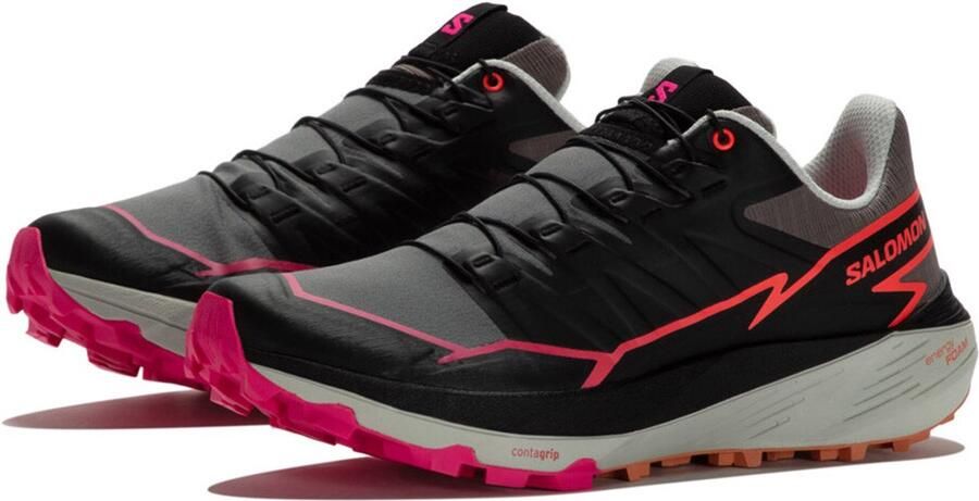 Salomon Thundercross WS Hardloopschoen Zwart rustige schaduw vurig