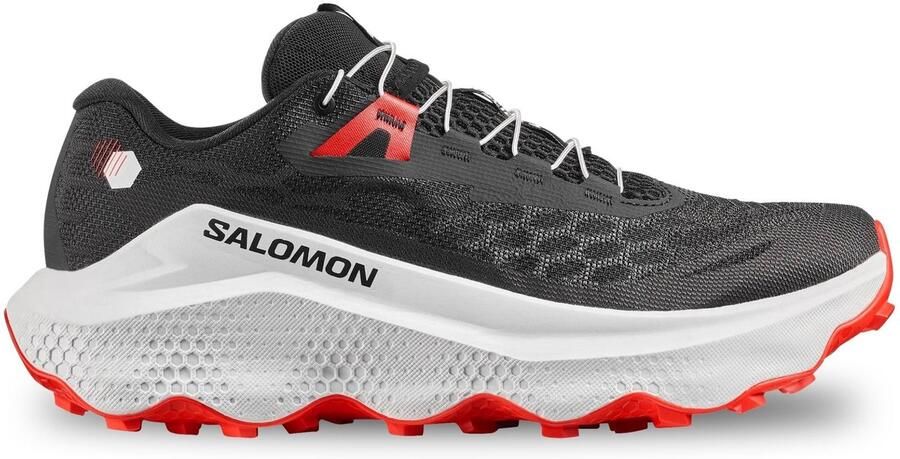 Salomon Ultra Glide 4 Trailrunningschoenen Zwart Wit Fiery Rood