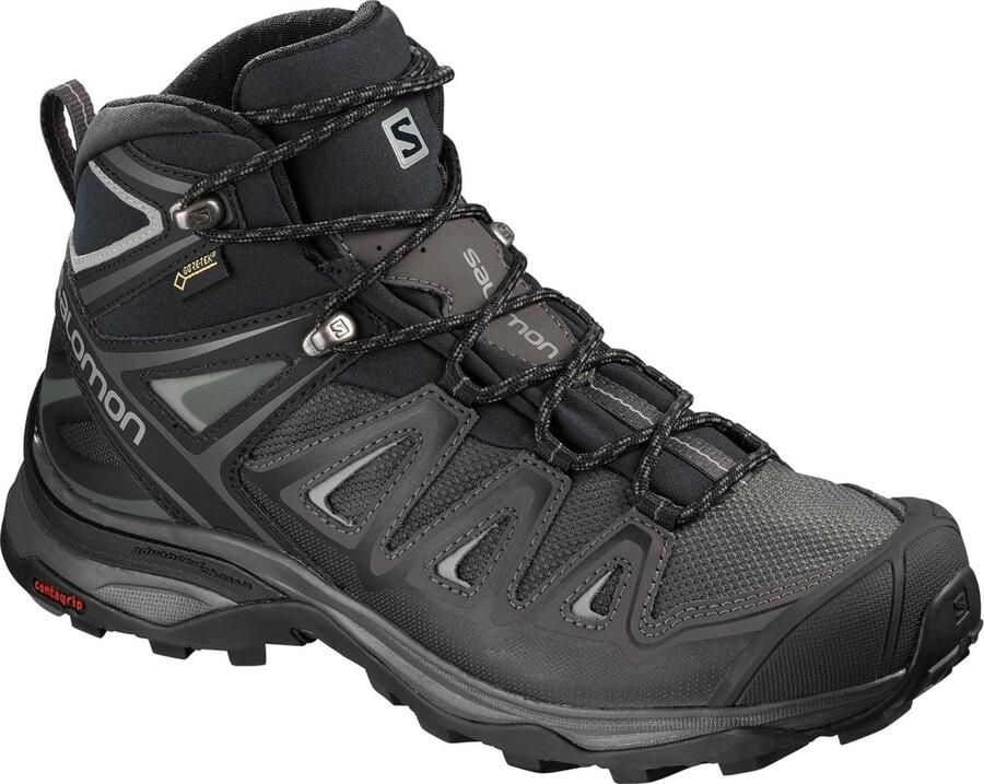 Salomon X Ultra 3 Mid Gtx Wandelschoenen Dames Magnet Black Monument