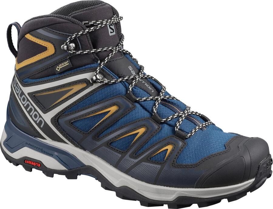 Salomon X Ultra 3 Mid Gtx Wandelschoenen Heren Sargasso Sea Dark Sapphire Bistre