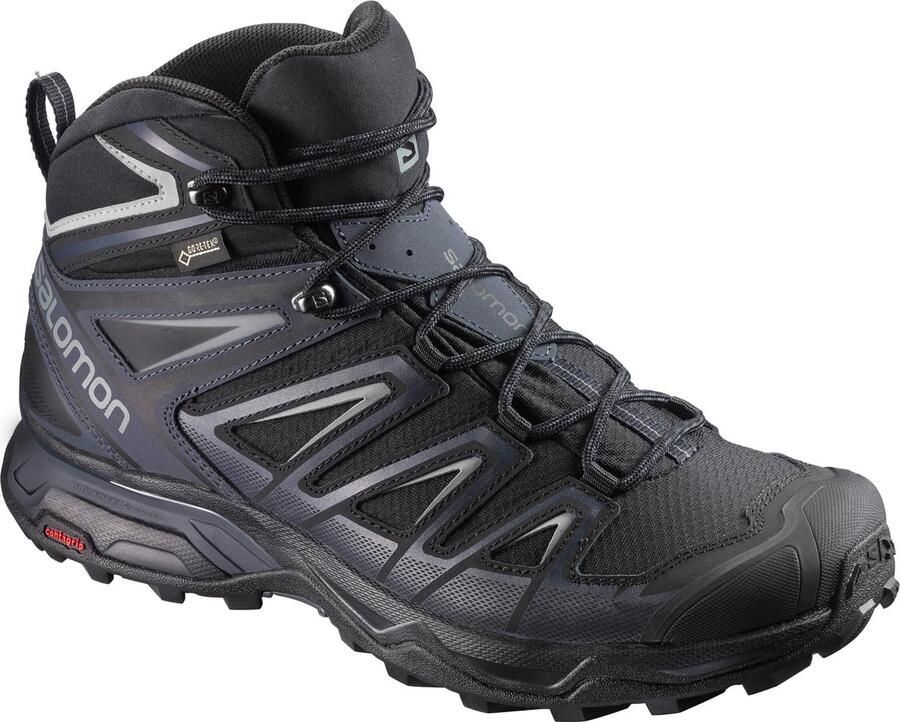 Salomon X Ultra 3 Mid Gtx Wandelschoenen Heren Zwart India Ink Monument