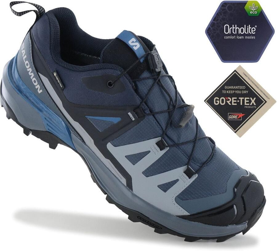 Salomon X ULTRA 360 GTX GORE-TEX Heren Wandelschoenen Trekking Schoenen Blauw