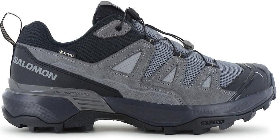 Salomon X ULTRA 360 Leather GORE-TEX Heren Wandelschoenen Trekking Schoenen Grijs