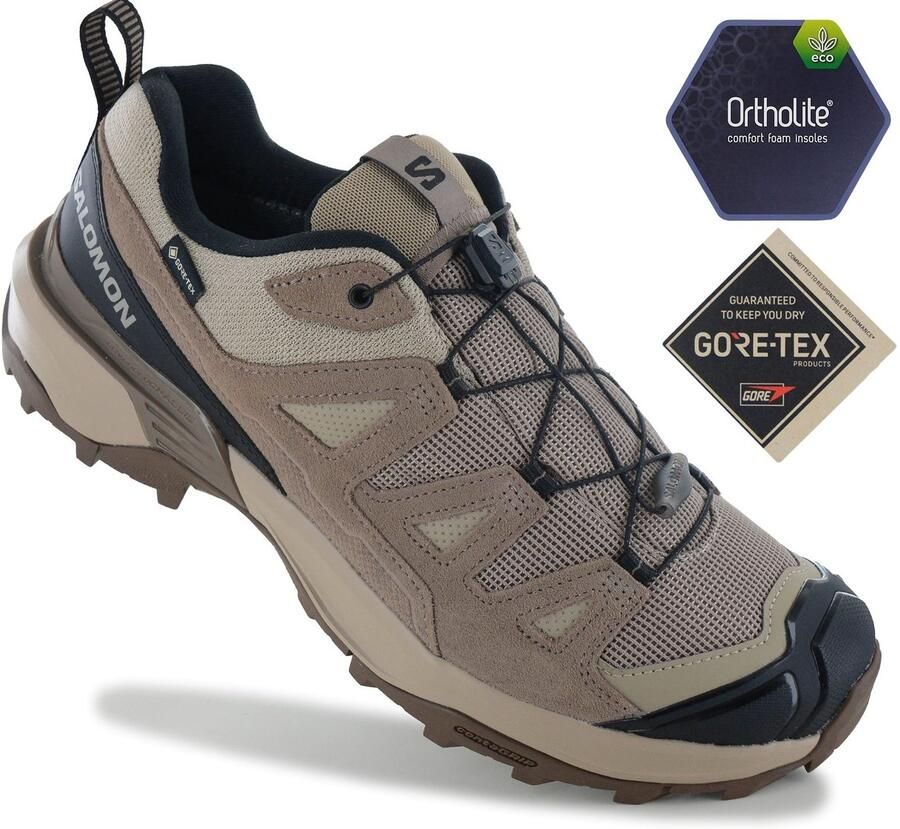 Salomon X ULTRA 360 Leather GTX GORE-TEX Heren Wandelschoenen Trekking Schoenen