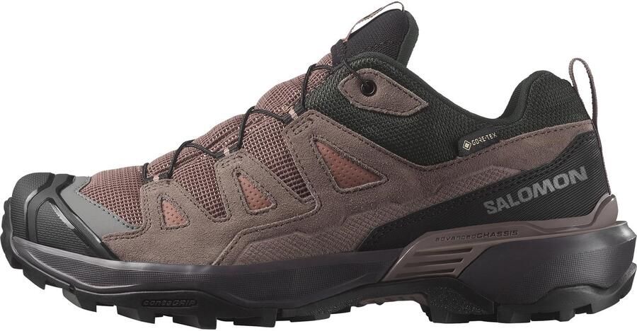 Salomon Women's X Ultra 360 Leather GORE-TEX Multisportschoenen 2 3 bruin zwart
