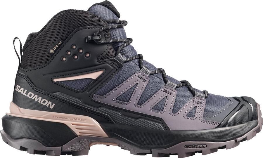 Salomon 's X Ultra 360 Leather Mid GORE-TEX Wandelschoenen 2 3 grijs