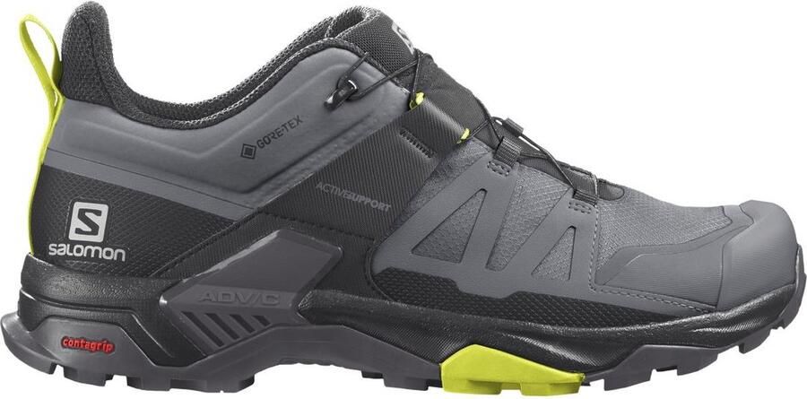 Salomon X Ultra 4 Gore-Tex Heren Lage Wandelschoen Quiet Shade Black Evening Primrose