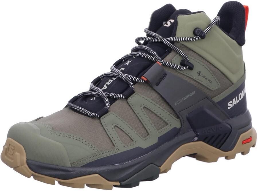 Salomon X Ultra 4 Mid Gtx Heren Hoge Wandelschoen Deep Lichen Green Peat Kelp - Foto 2