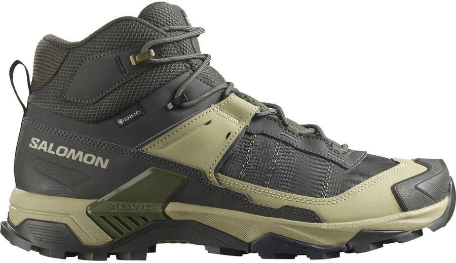 Salomon X Ultra 5 Mid GORE-TEX Wandelschoenen 2 3 olijfgroen zwart