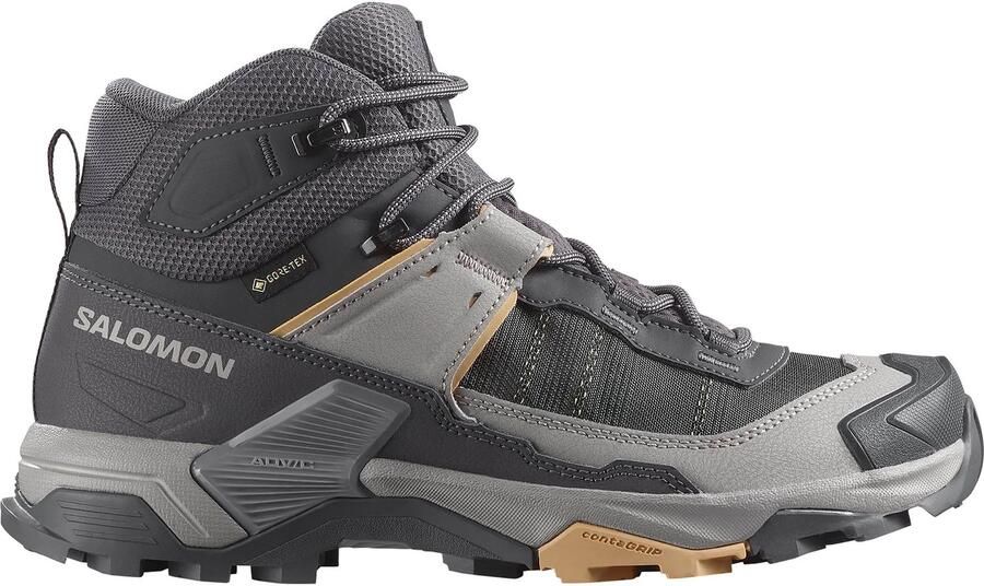 Salomon X Ultra 5 Mid GTX W Wandelschoenen Nine Iron Gull Soft Clay 37 1 3