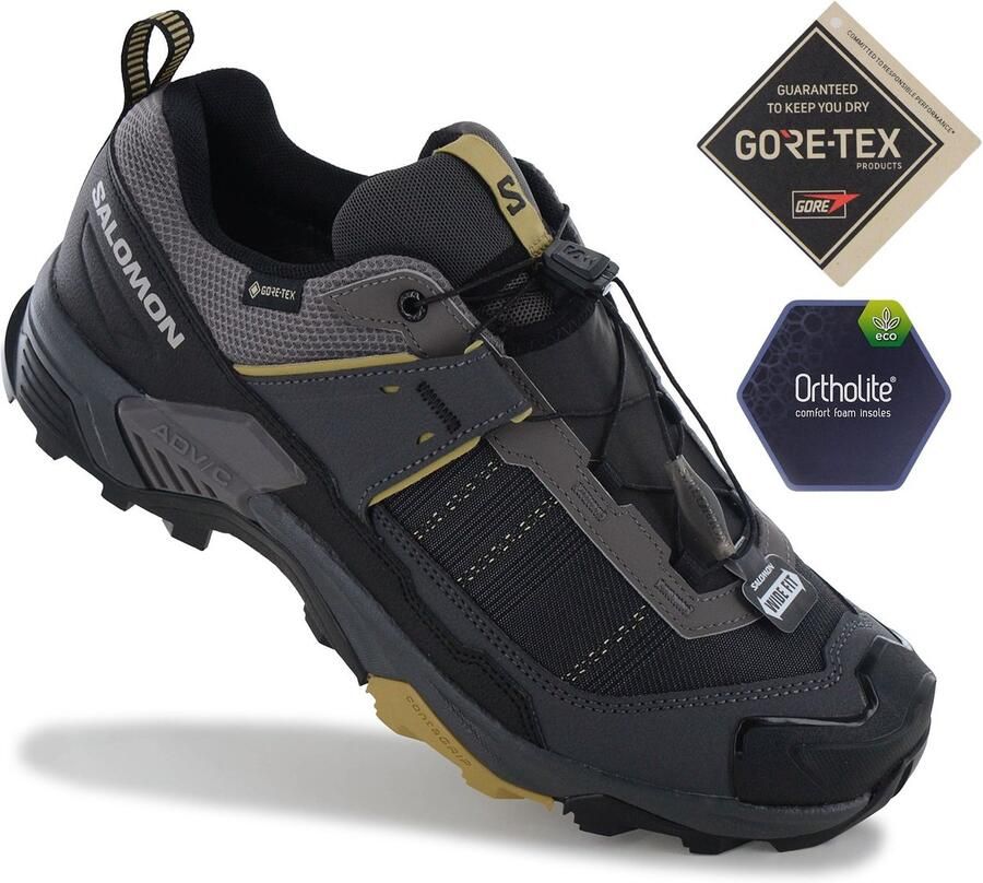 Salomon X ULTRA 5 WIDE GTX GORE-TEX Heren Wandelschoenen Trekking Schoenen