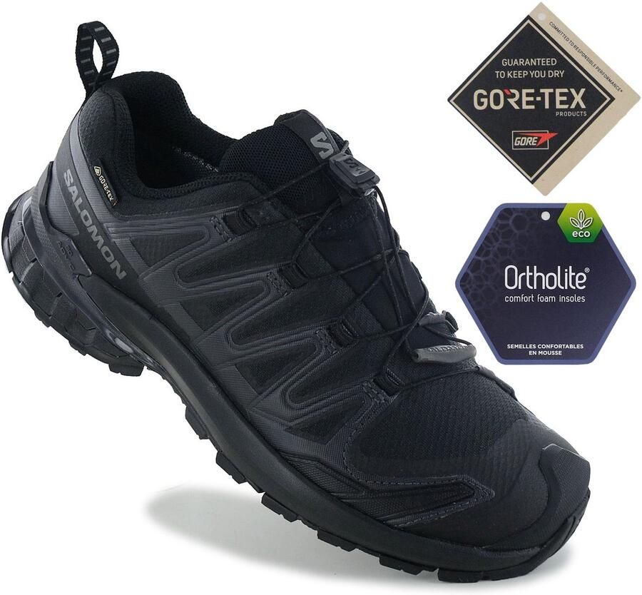 Salomon XA PRO 3D V9 GTX W GORE-TEX Dames Wandelschoenen Trail-Running Schoenen Zwart - Foto 2