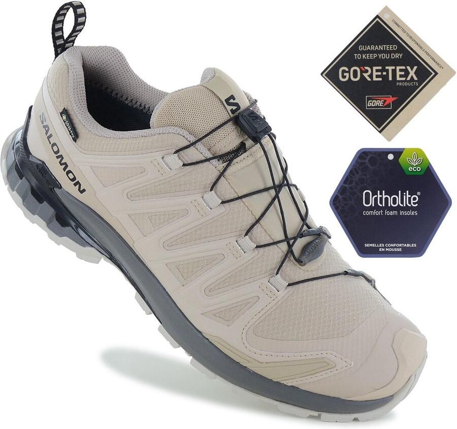 Salomon XA PRO 3D V9 GTX GORE-TEX Heren Wandelschoenen Trail-Running Schoenen Beige - Foto 2
