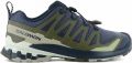 Salomon XA PRO 3D V9 Heren Wandelschoenen Trail-Running Schoenen Blauw - Groen