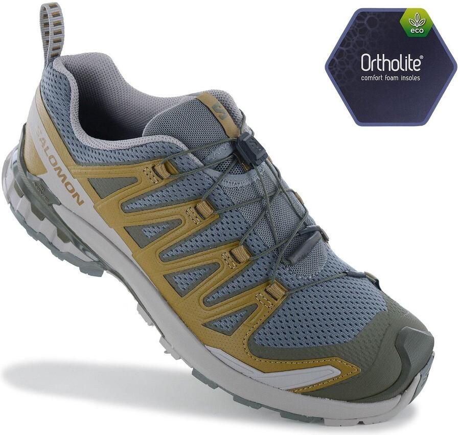 Salomon XA PRO 3D V9 Heren Wandelschoenen Trail-Running Schoenen Grijs