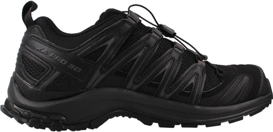 Salomon Zwarte synthetische 3D sneakers Black Heren