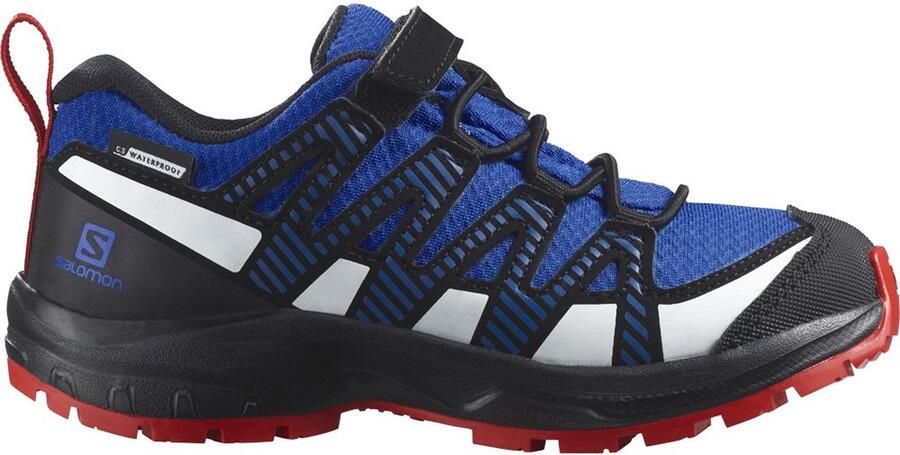 Salomon Kid's XA Pro V8 CSWP Trailrunningschoenen zwart blauw