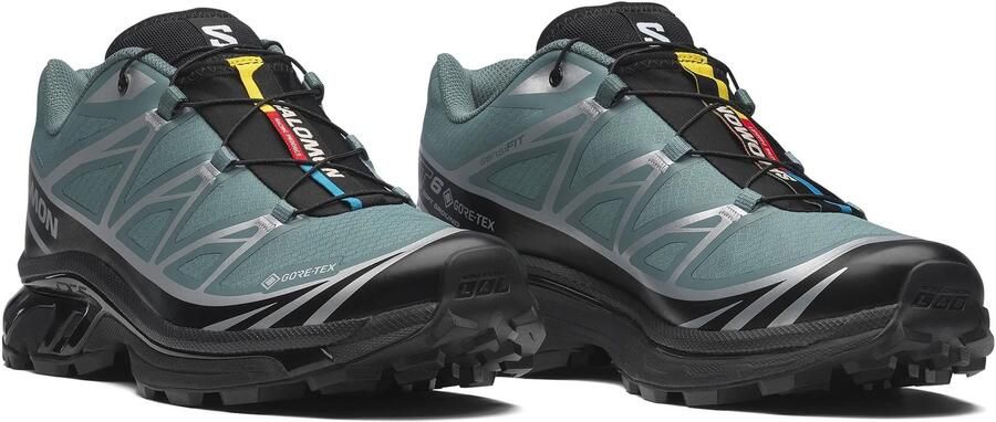 Salomon XT-6 GTX Trailrunningschoenen 1 3 North Atlanti Black Ftw Silver Blauw Zwart Zilver XT-6 Trailrunning Unisex Sneakers