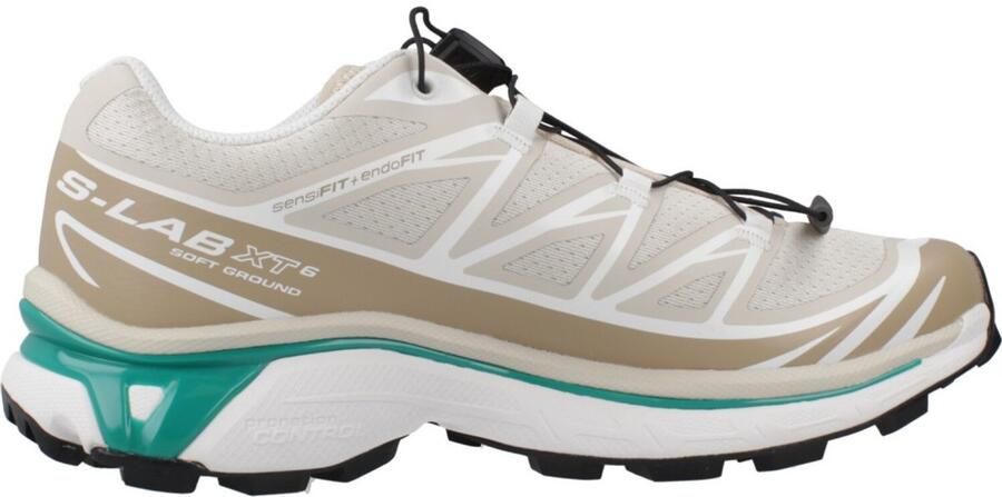 Salomon XT-6 Sneakers Rainy Day Chinchilla Dynasty Green Grijs Groen XT-6 Sportstyle Unisex