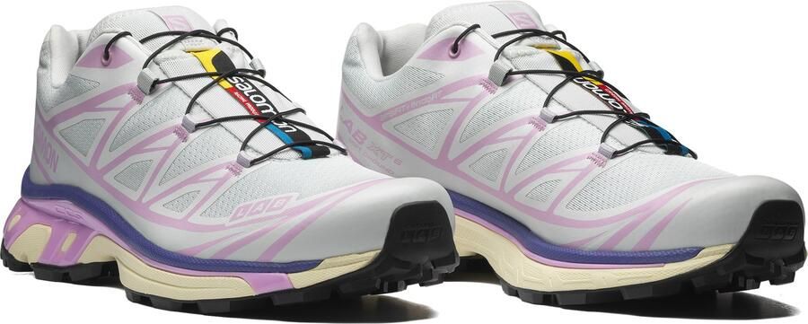 Salomon XT-6 Trailrunningschoenen 1 3 Ice Flow Orchid Bouquet Liberty Lichtblauw Roze Paars XT-6 Trailrunning Unisex Sneakers