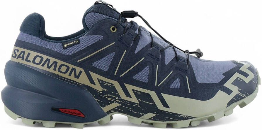 Salomon Speedcross 6 GTX GORE-TEX Heren Trailschoenen Hardloopschoenen Blauw