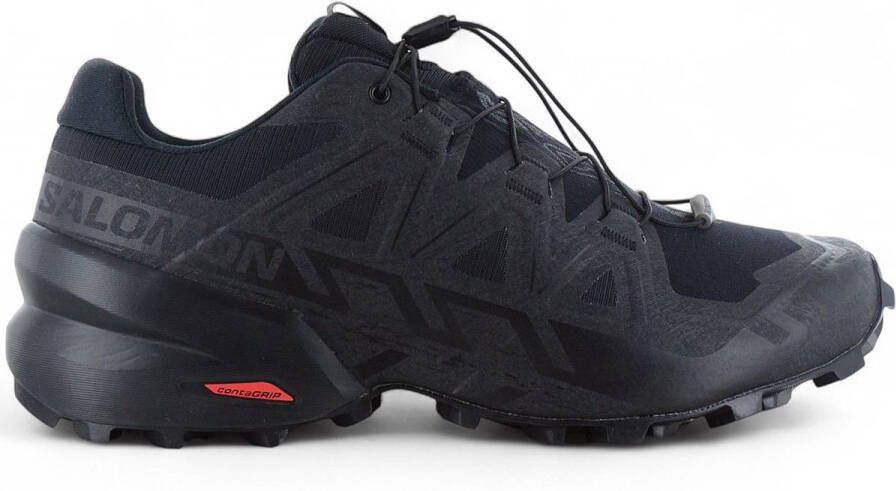 Salomon Speedcross 6 WIDE Heren Trailschoenen Hardloopschoenen Zwart