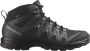 Salomon X Braze Mid GTX GORE-TEX Heren Wandelschoenen Trekking Schoenen Zwart-Grijs - Thumbnail 1