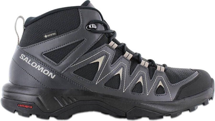 Salomon X Braze Mid GTX GORE-TEX Heren Wandelschoenen Trekking Schoenen Zwart-Grijs